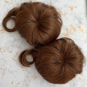 Miley space buns in Mixed Brown